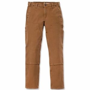 Carhartt 8 TALL Straight Leg Double Knee Pants brown carpenter cargo 0399